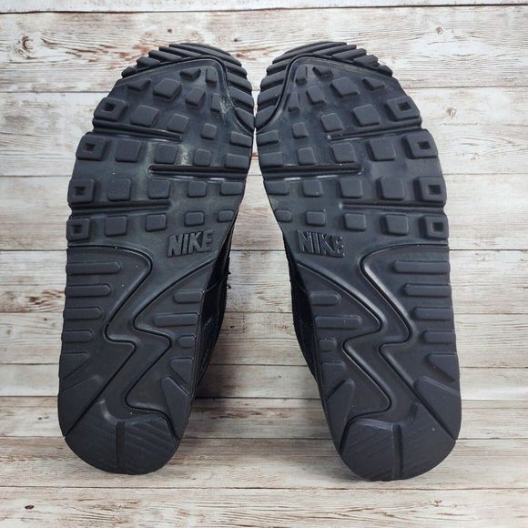 Nike Air Max 90 GS Triple BlackSneaker Boy's Kids Size 4.5y Women's 6 - Picture 8 of 8